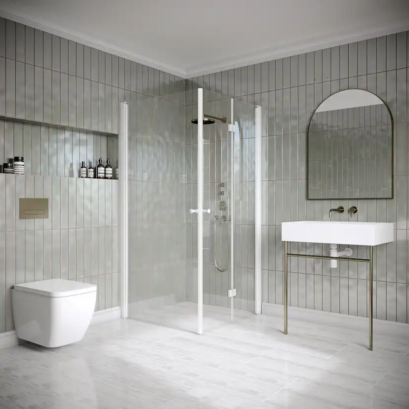 Duschhörn Hietakari Classic 149 Vändbar Dörr och Vikbar Dörr