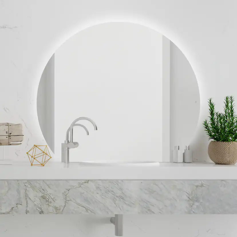 Spegel Vidi Corte med LED-belysning