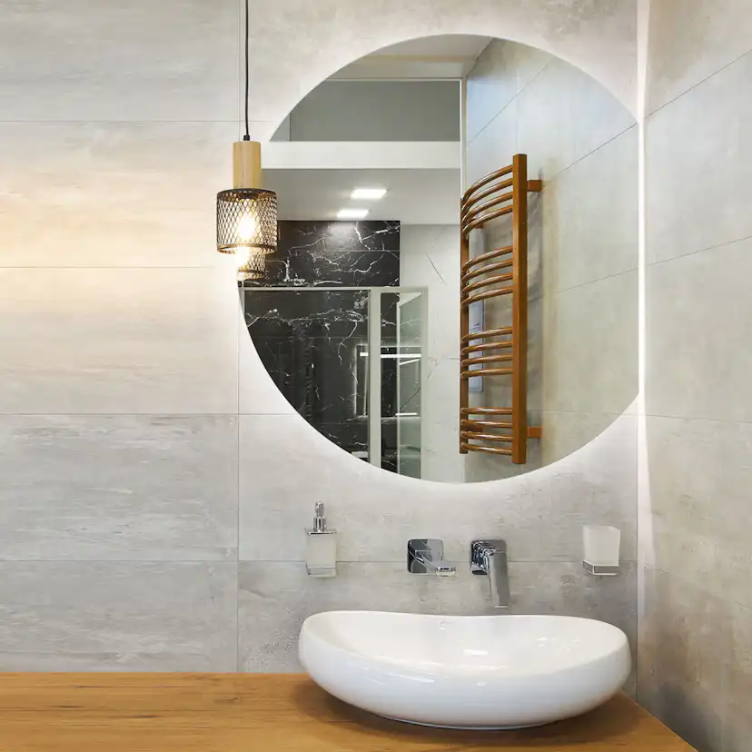 Spegel Vidi Corte med LED-belysning