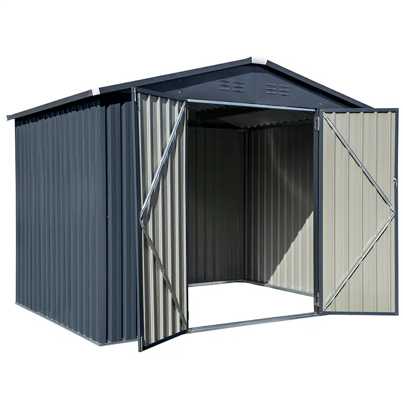 Förråd gop Cover-It 4,5 m² Mörkgrå Redskapsbod