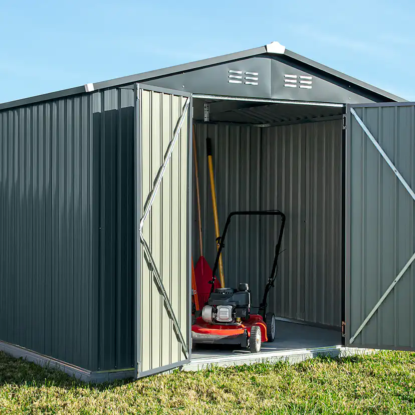 Förråd gop Cover-It 4,5 m² Mörkgrå Redskapsbod