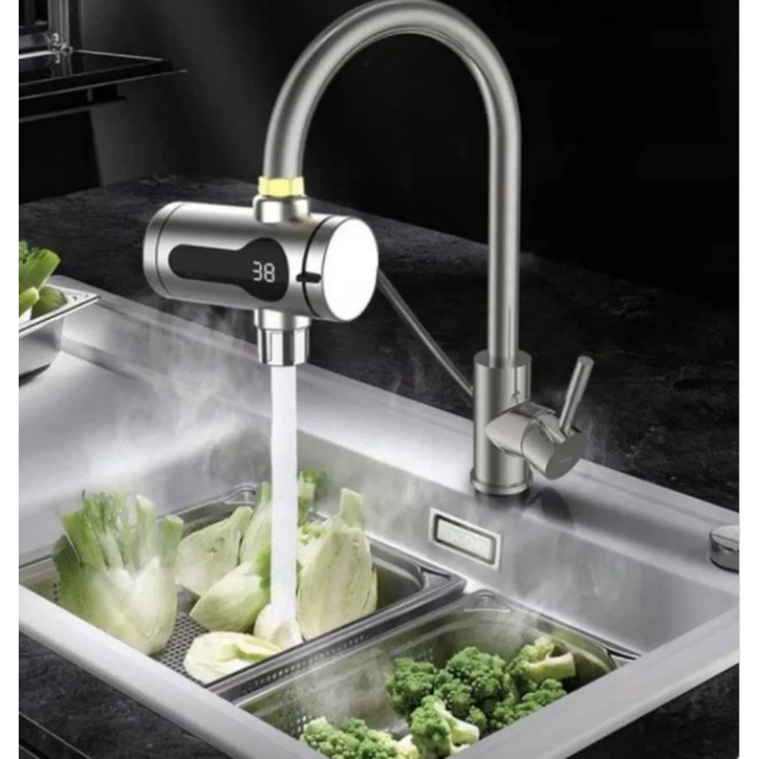 Värmare Gare Elektrisk Genomströmning 3300W