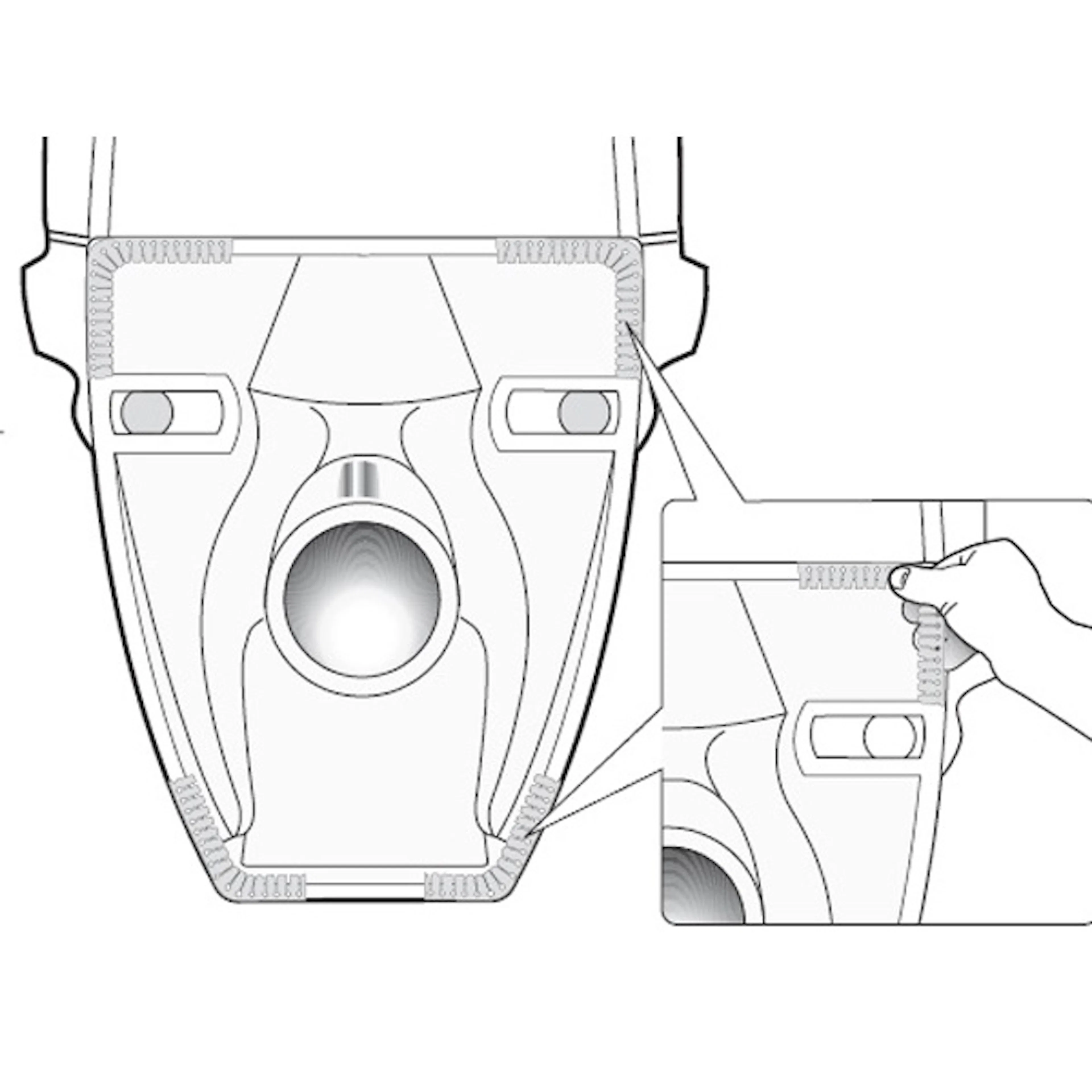 Dämpningslist Ifö till Vägghängda Toaletter