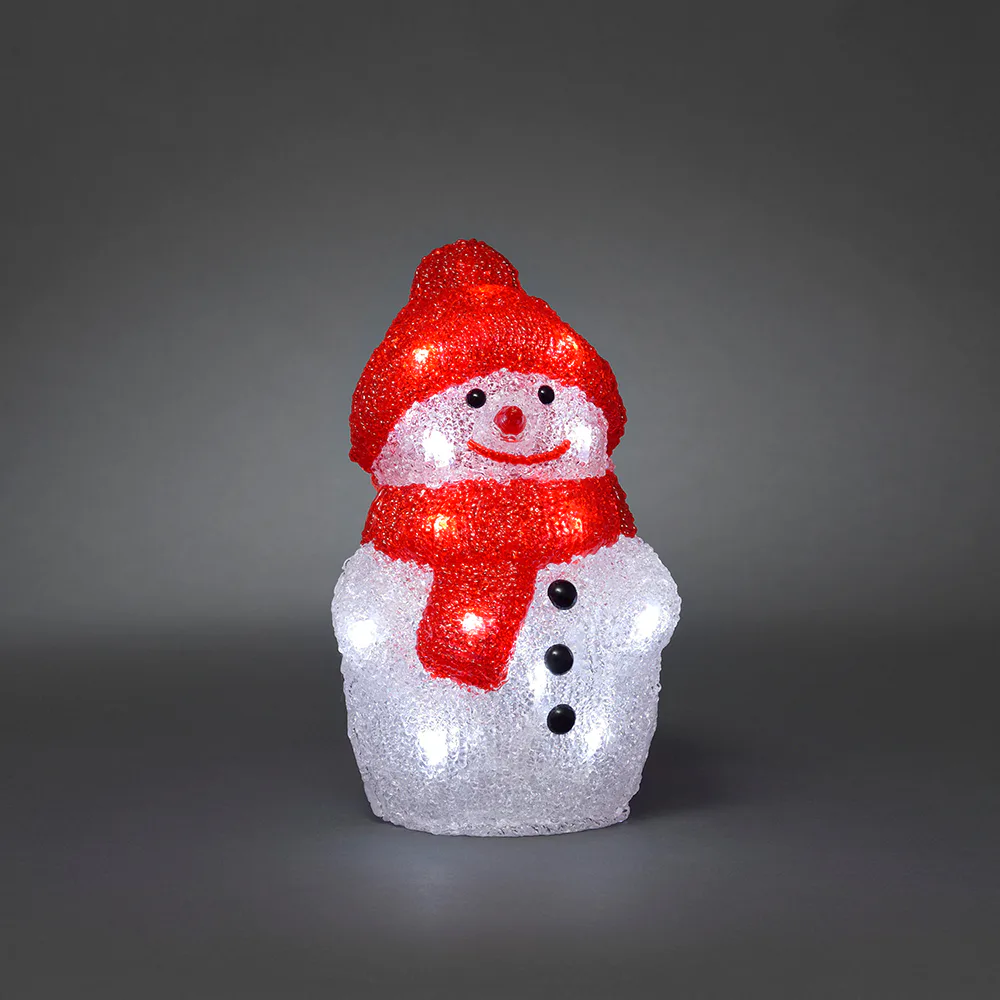 Juldekoration Gnosjö Konstsmide Snögubbe