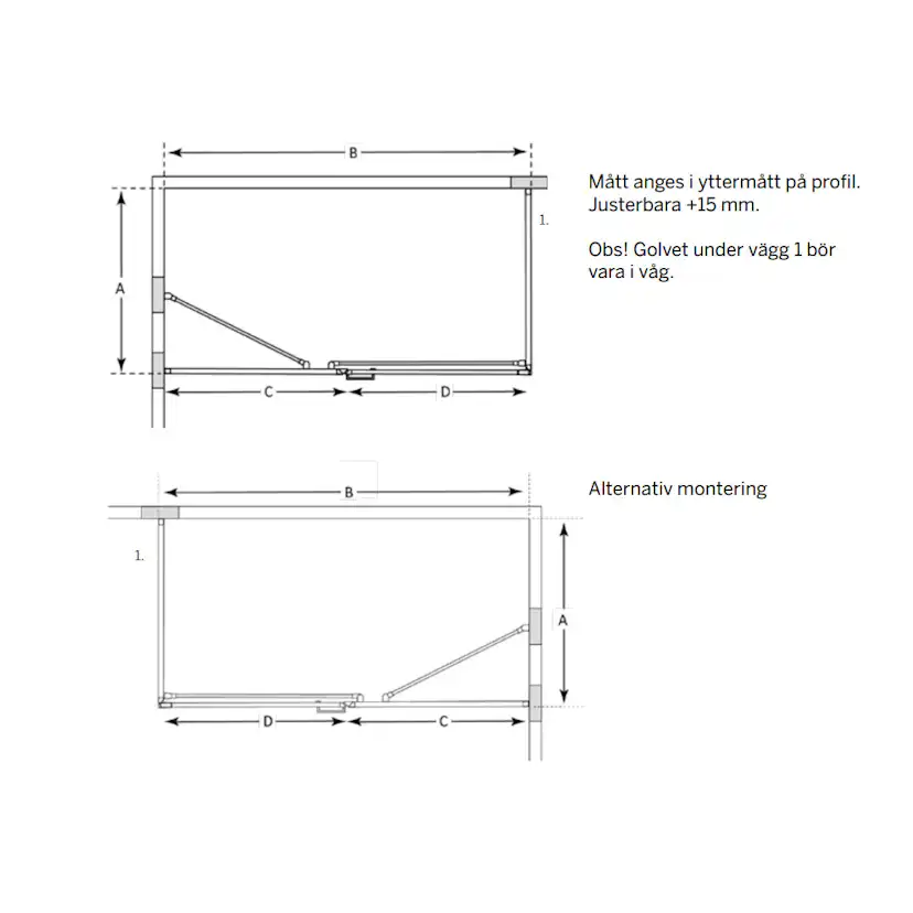 Duschhörn Macro Design Empire L Linjeglas