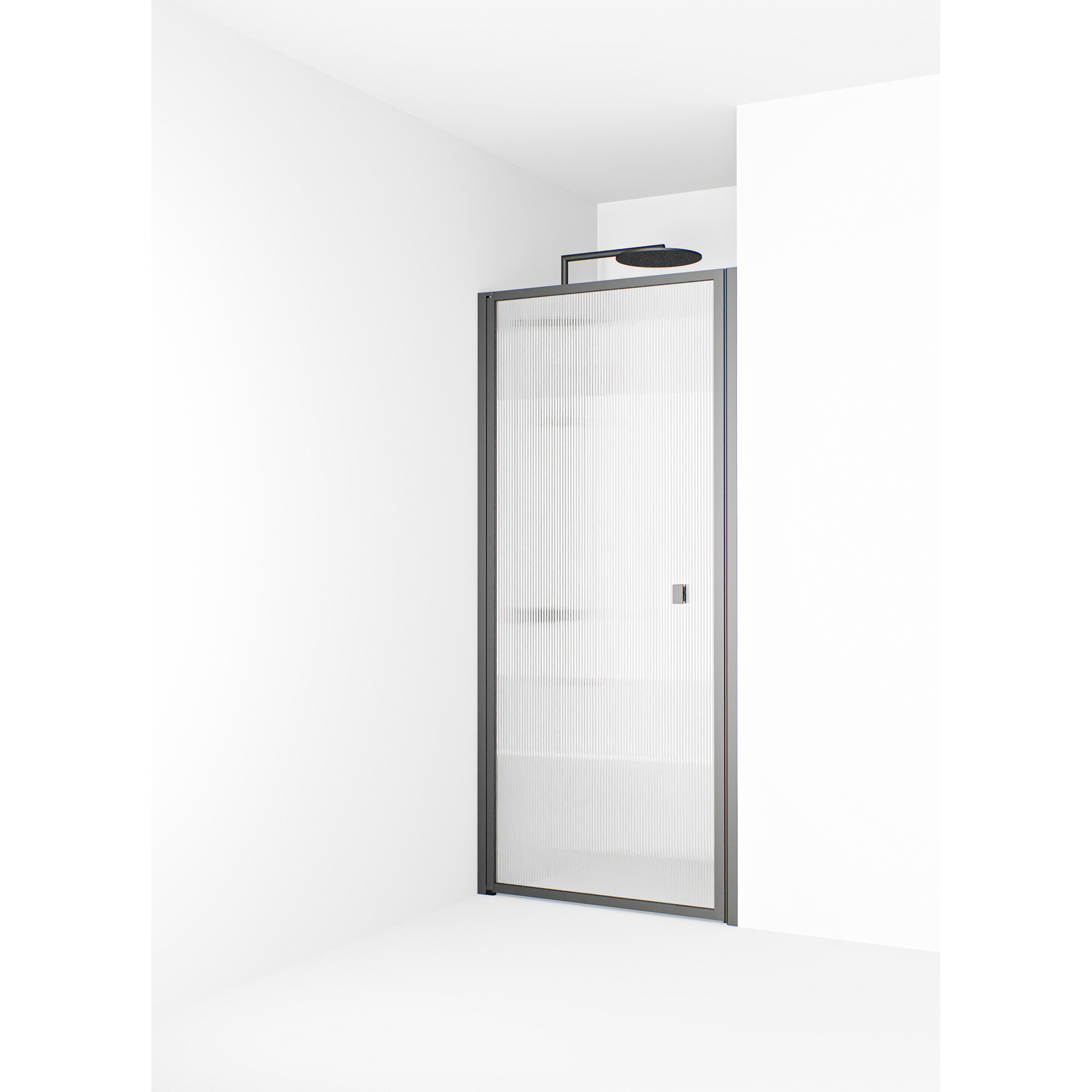 Duschdörr Macro Design Empire Nisch Linjeglas