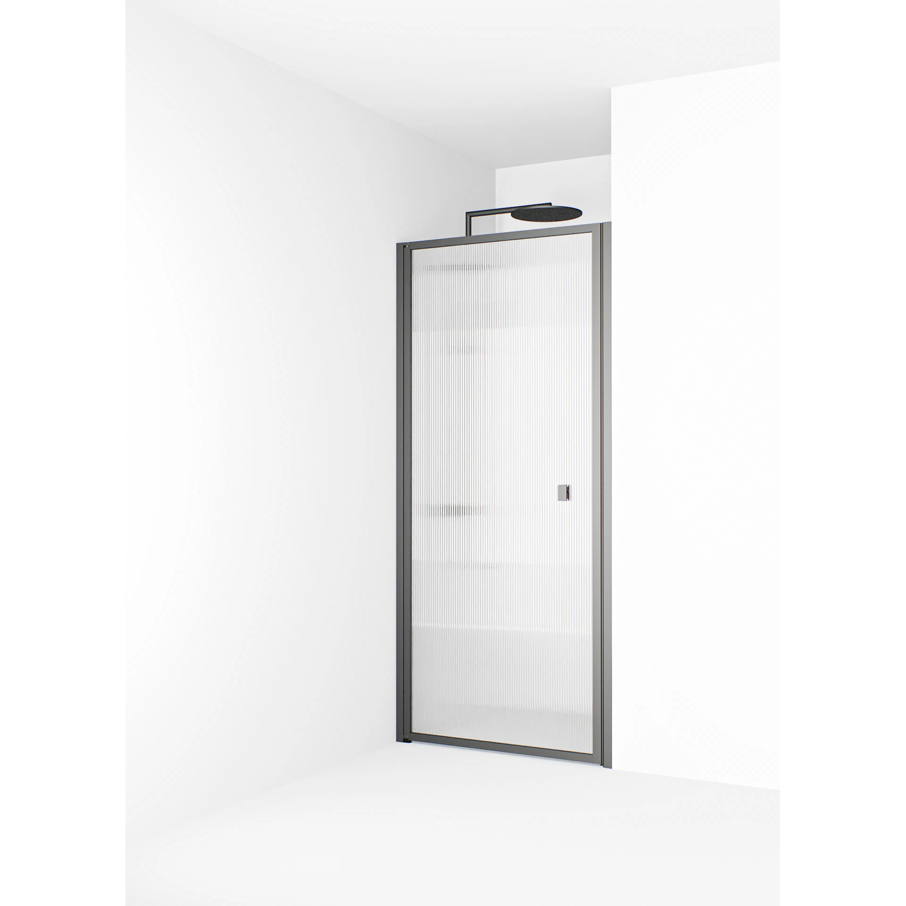 Duschdörr Macro Design Empire Nisch Linjeglas