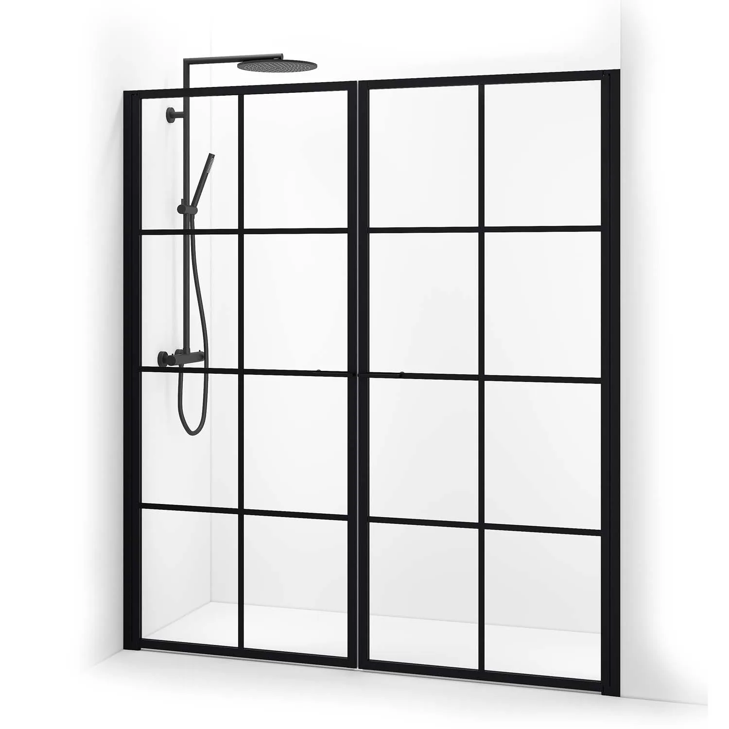 Duschdörr Macro Design Empire Saloon Nisch med Spröjs