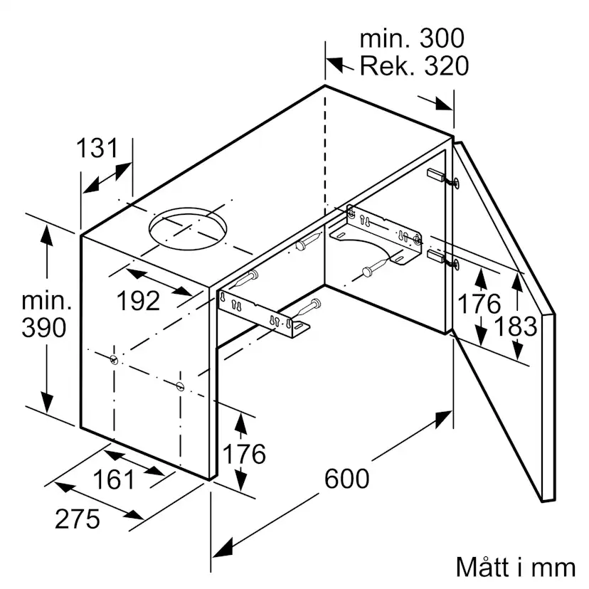 Köksfläkt Bosch DFM064A53