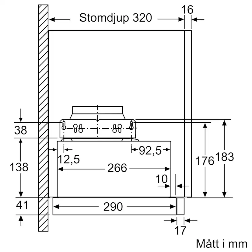 Köksfläkt Bosch DFM064A53