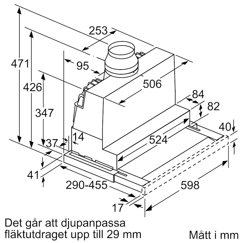Köksfläkt Bosch DFS067A51