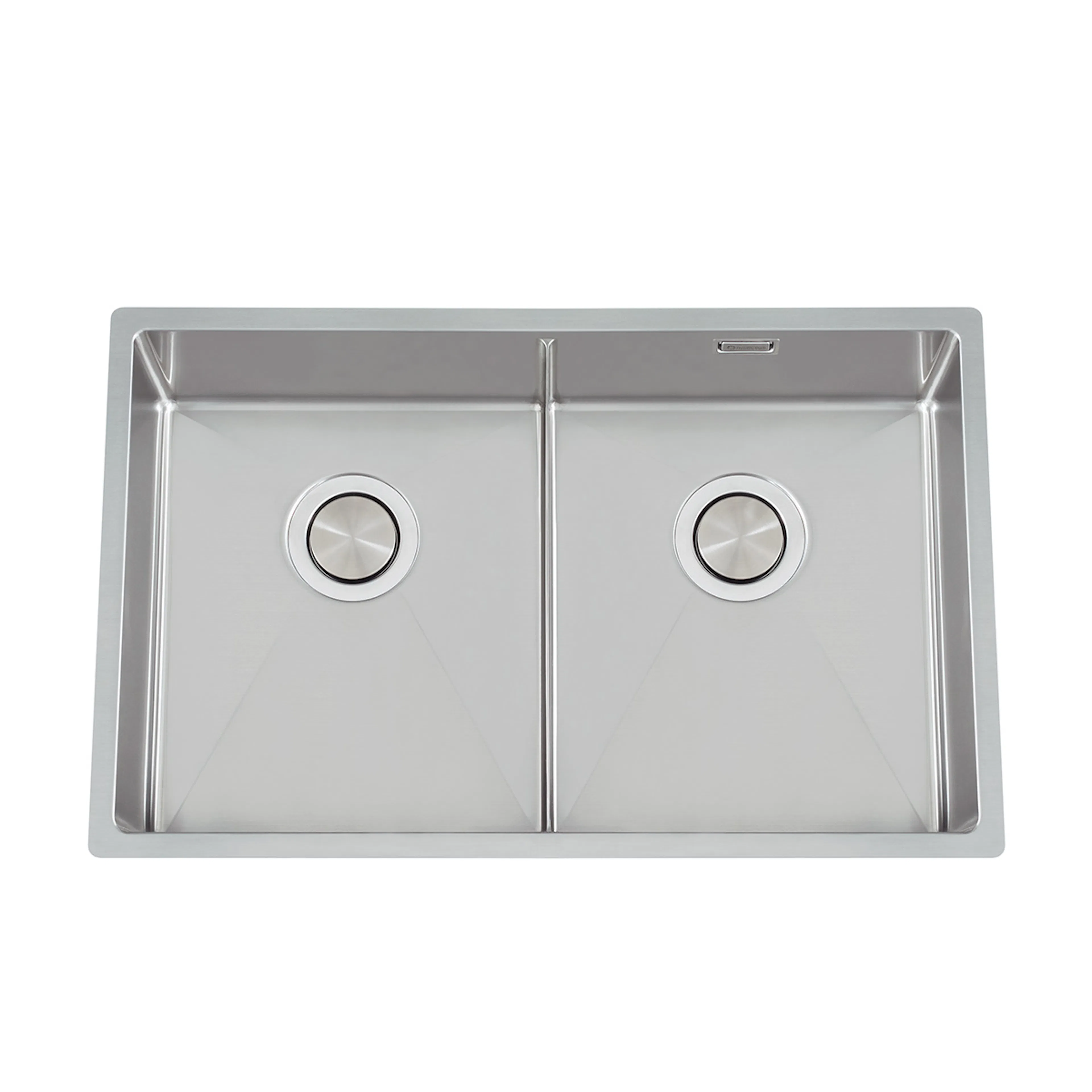 Diskho Nordic Tech Edge 74 K X Rostfri Dubbel med Korgventil & Vattenlås