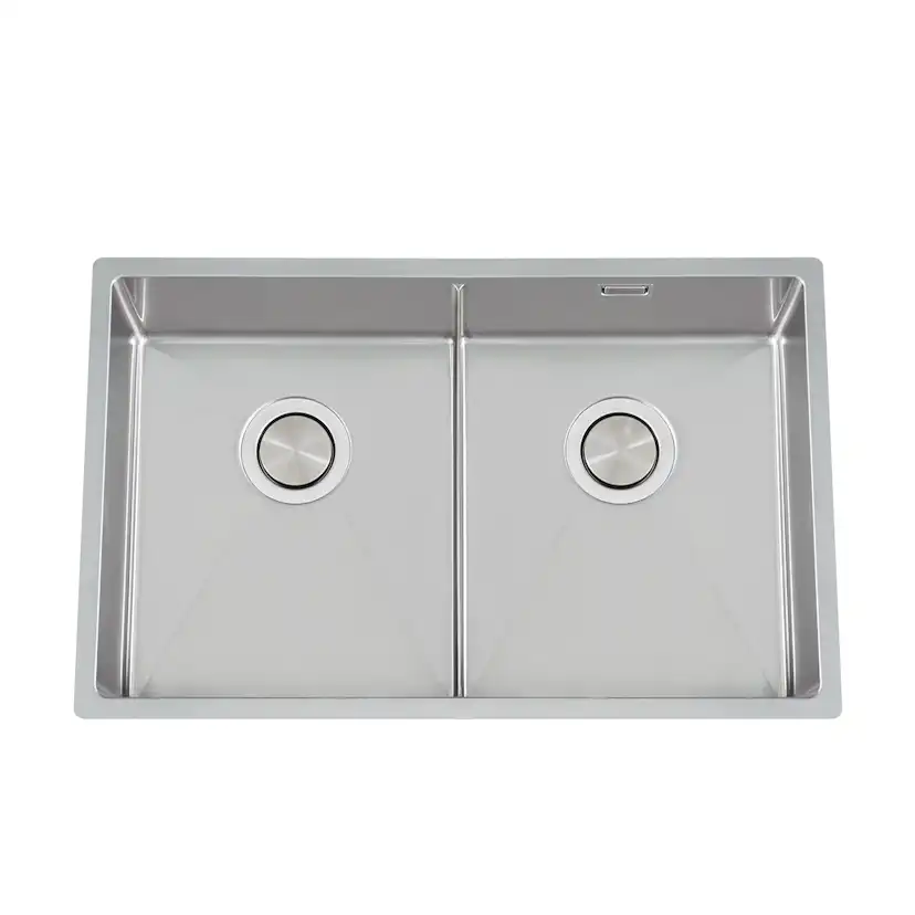 Diskho Nordic Tech Edge 74 K X Rostfri Dubbel med Korgventil & Vattenlås