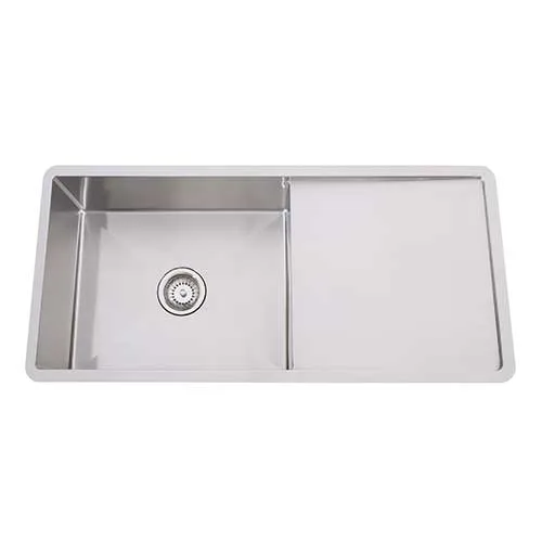 Diskbänk Nordic Tech Radius 501AV Rostfri med Avrinningsyta