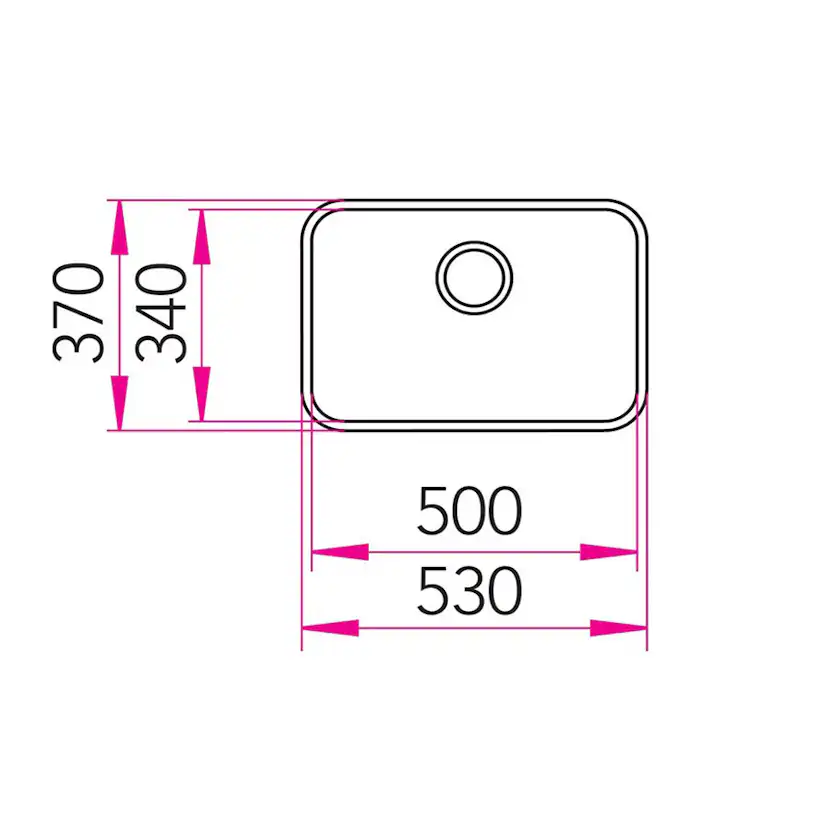 Diskho Stala Jazz P-50 Rostfri MONOedge Enkel med Korgventil