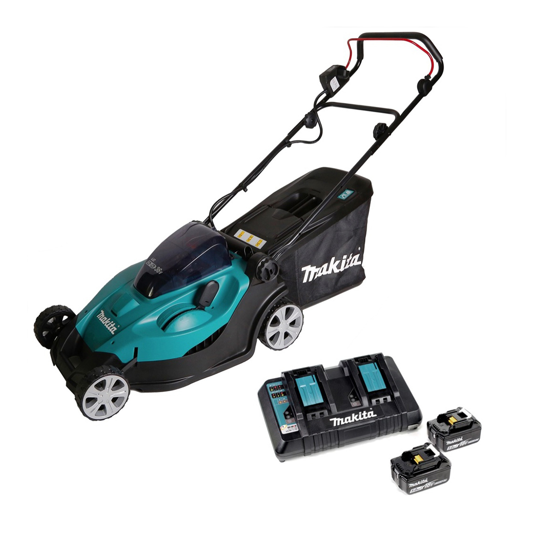Gräsklippare Makita DLM432PT2 2x18V Med Batteri & Laddare