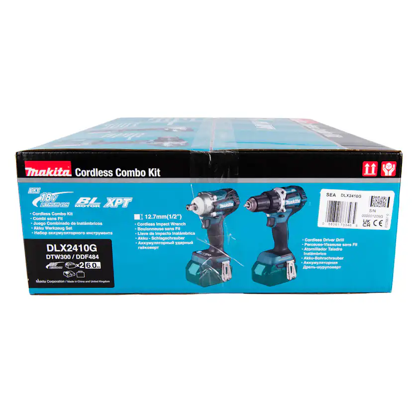 Verktygspaket Makita DDF484Z 18V DTW300Z inkl Väska