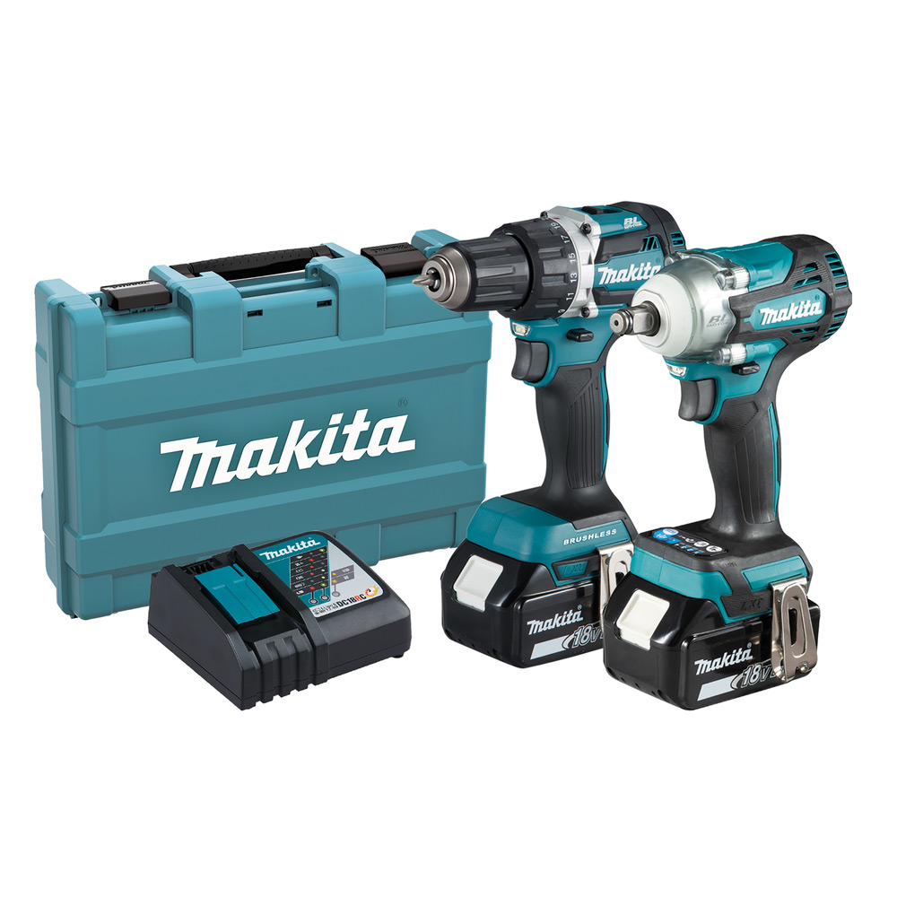 Verktygspaket Makita DDF484Z 18V DTW300Z inkl Väska