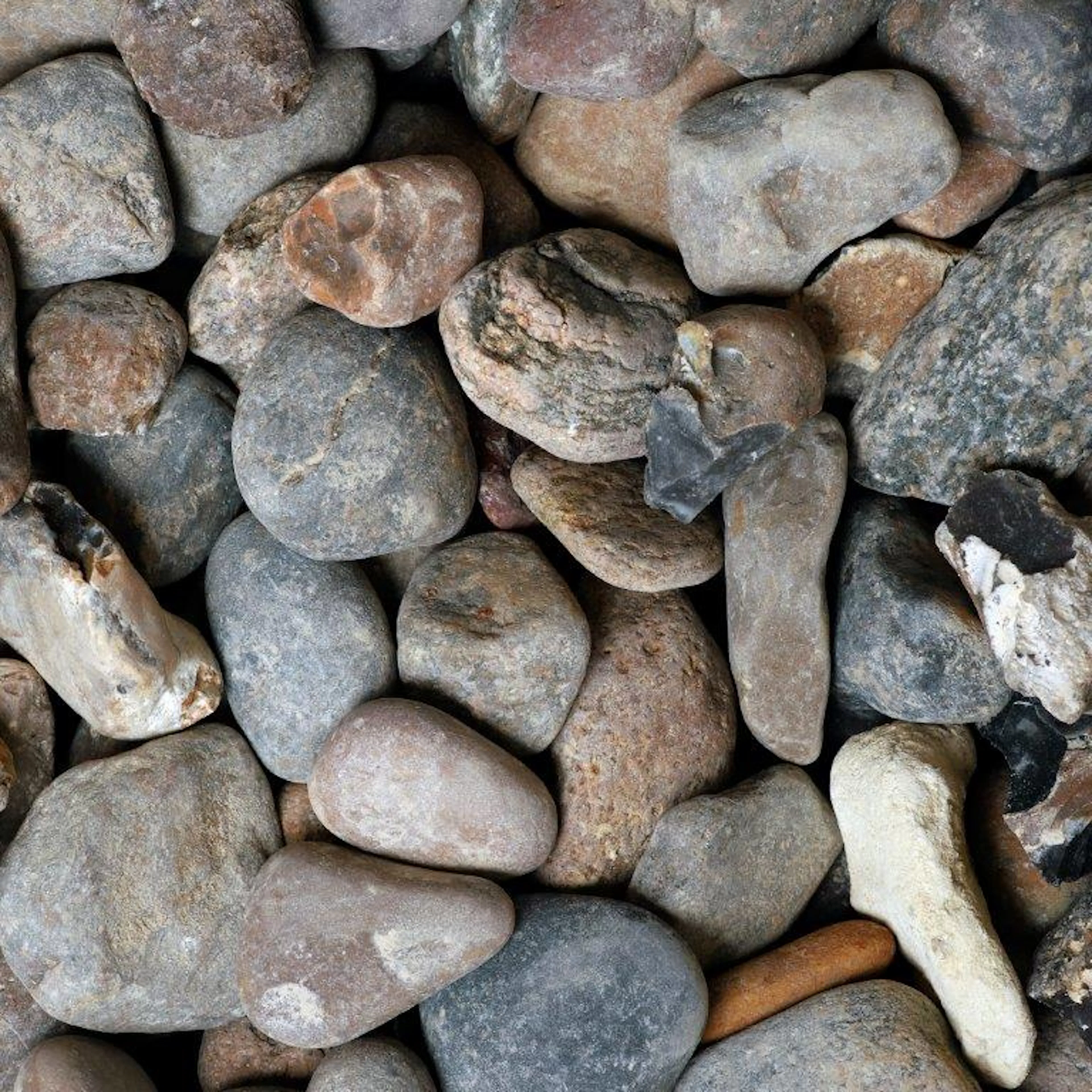 Dekorsten Magrab Krossprodukter Brunmelerad Sjösten 32-64 mm, 1000 kg Säck