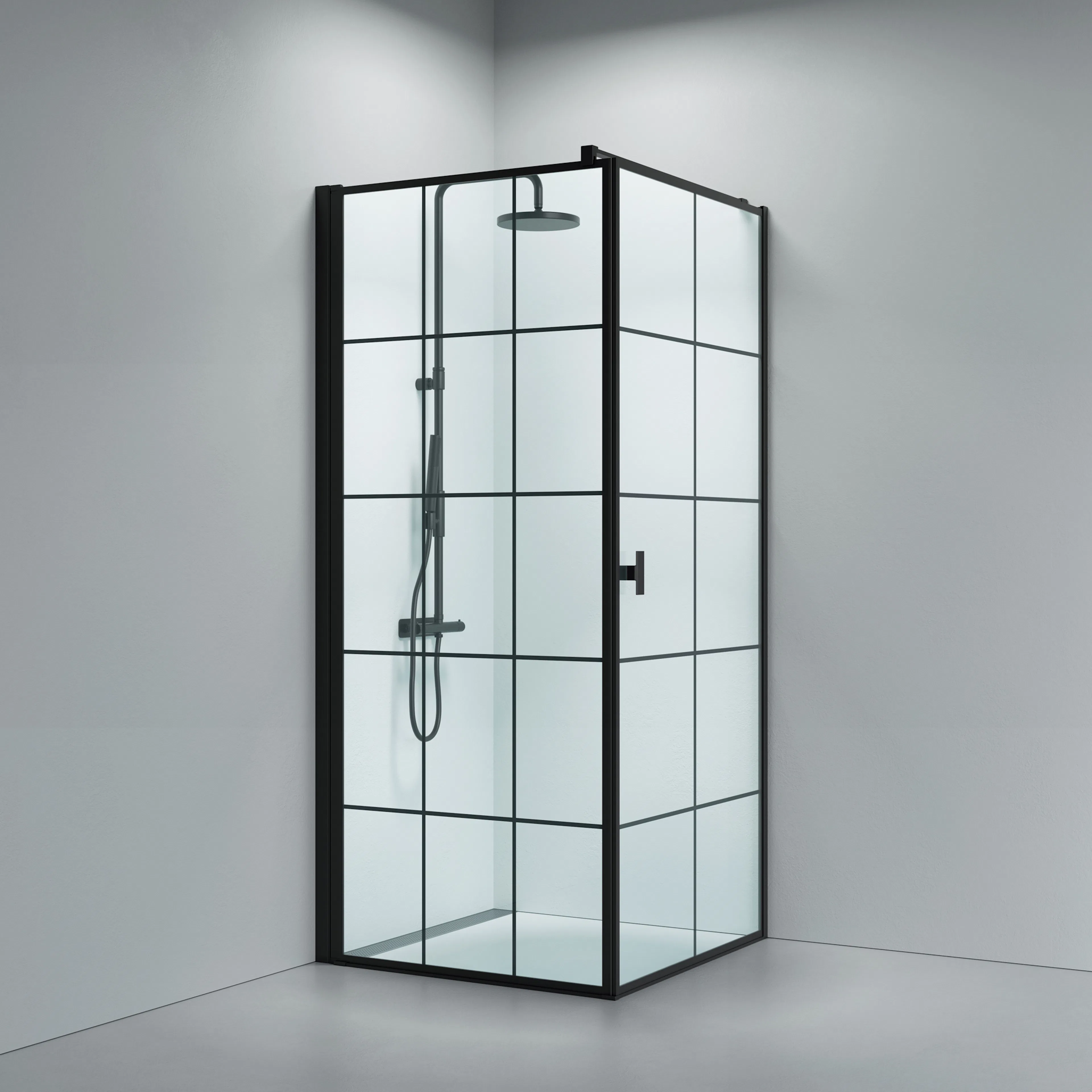 Duschhörn Strømberg Noma 135 New York Fast Vägg + Dörr