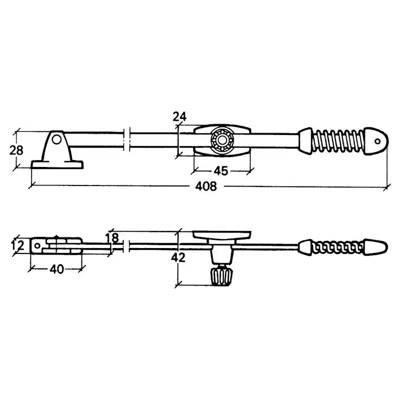 Dörrhållare ASSA ABLOY Fix 520