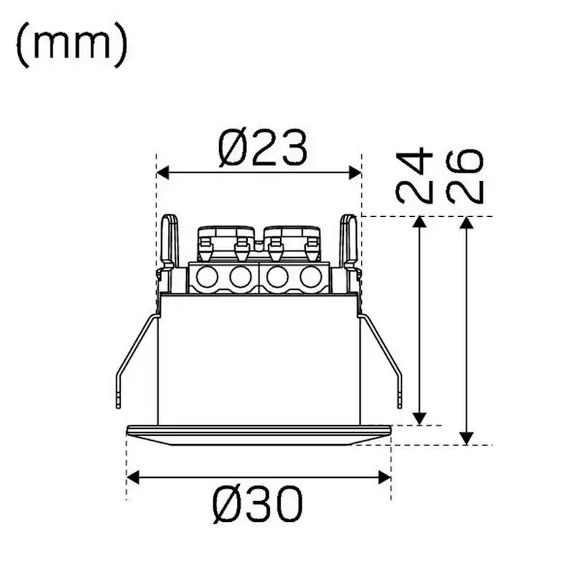 Downlight Hide-a-lite Core Smart 45°
