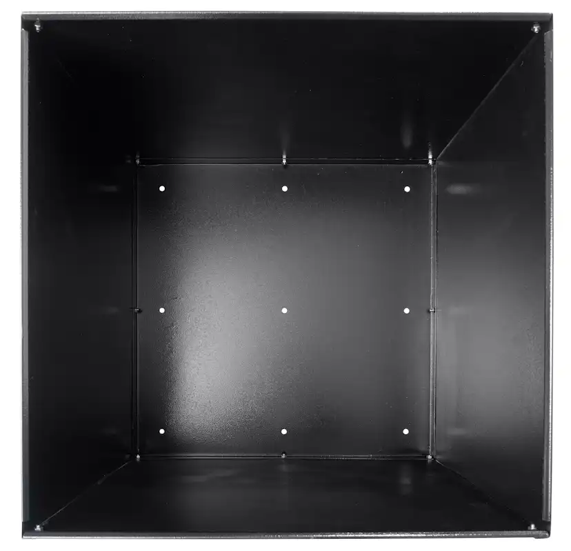 Ytterkruka Skotte Garden Plantera Svart Förgalvaniserad Stål 60X60X55 cm