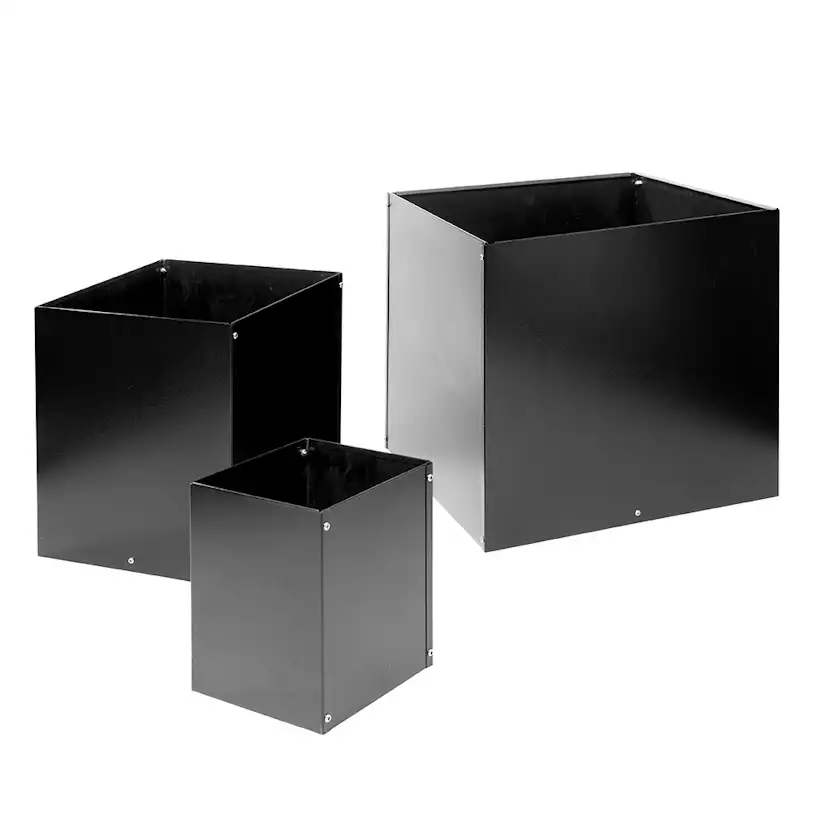 Kruka Skotte Garden Svart 25X25X30 cm