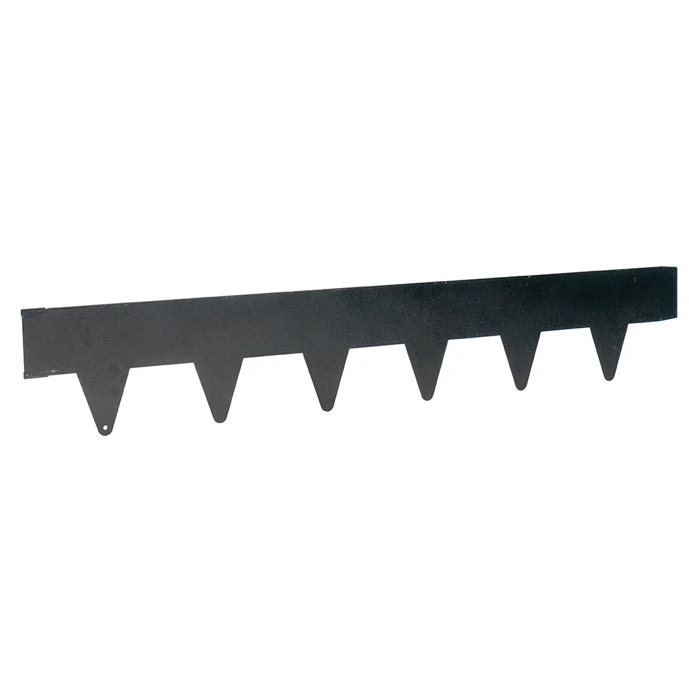 Rabattkant Skotte Garden Kreativ Svart Stål 16X200 cm 4-Pack, Kantskydd för Gräsmatta & Trädgård