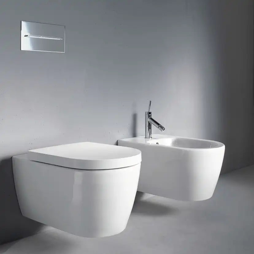 Vägghängd Toalettstol Duravit Me by Starck 252909 utan Toalettsits