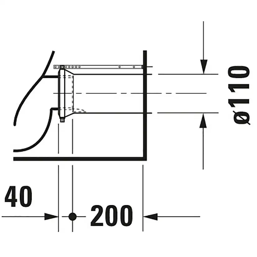 Toalettstol Duravit Me by Starck 217009