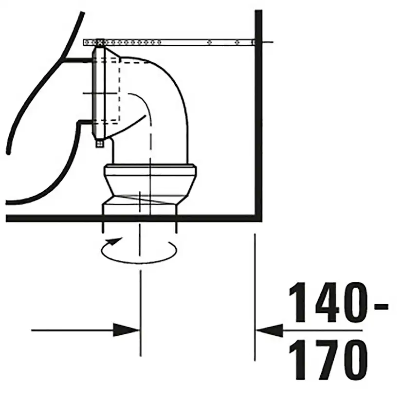 Toalettstol Duravit Me by Starck 217009