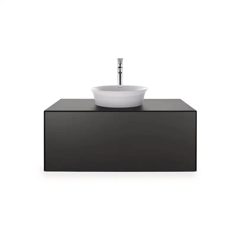 Tvättställ Duravit White Tulip för Placering på Bänkskiva Vit Högblank 430 mm