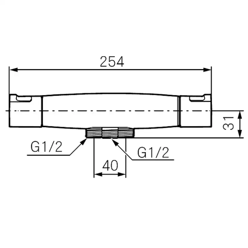 Duschblandare Mora Cera T4 40