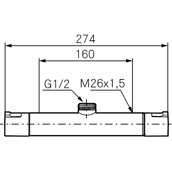 Duschblandare Mora Cera T4