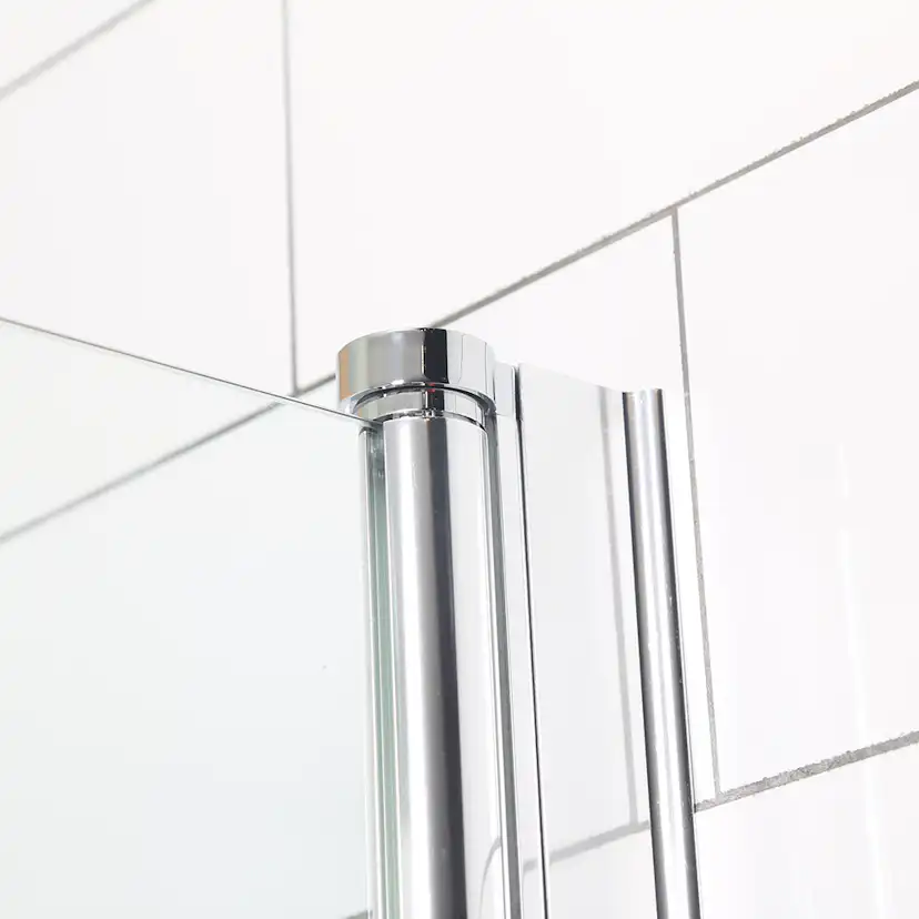 Duschdörr Bathlife Mångsidig Rak Dörr Delvis Frostat Glas
