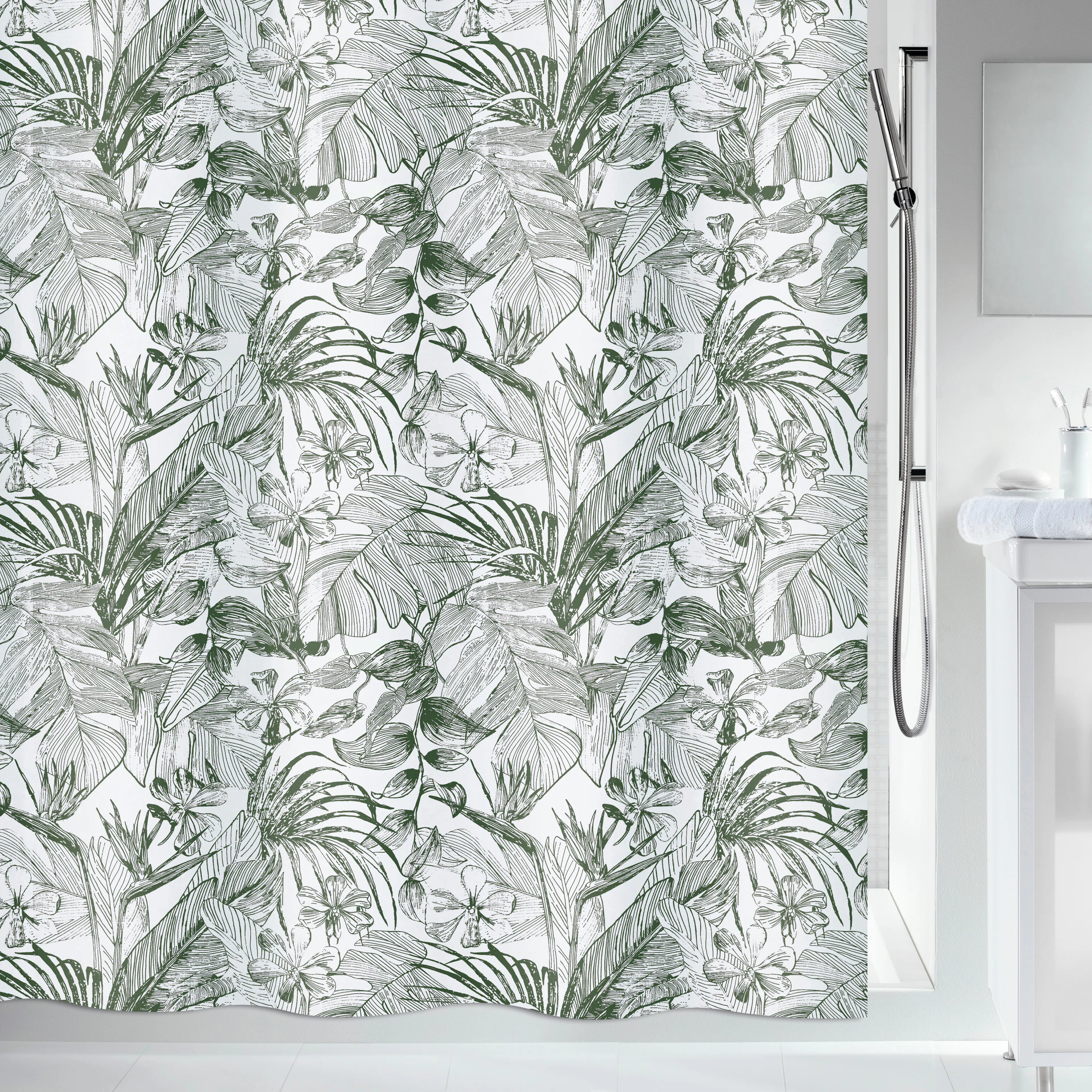 Duschdraperi Spirella Tropic 180X200