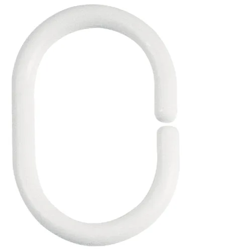 Duschdraperiringar Spirella Vit