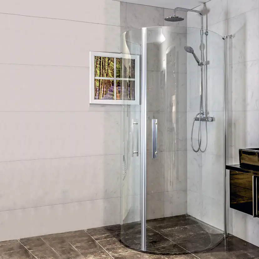 Duschhörn Arrow Free Mini Klarglas