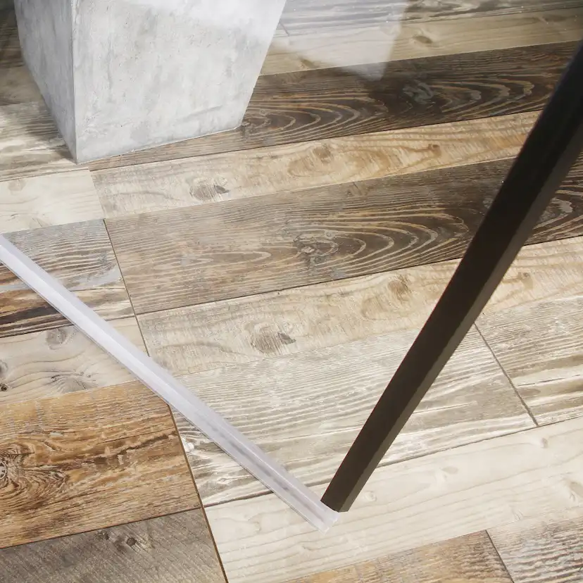 Duschhörn Bathlife Mångsidig Rund Dörr 45° Svart