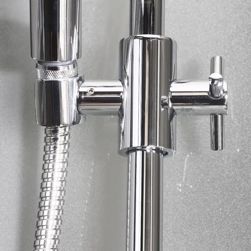 Duschkabin Bathlife Betrakta 90x90 Rund C/W Klarglas