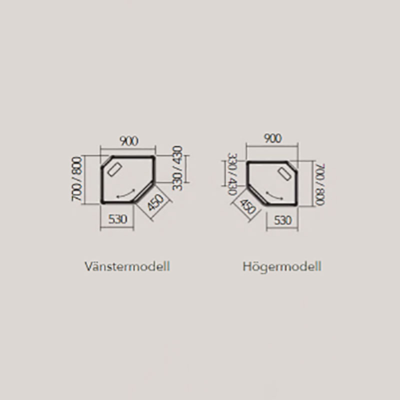 Duschkabin INR Bric Modell 2