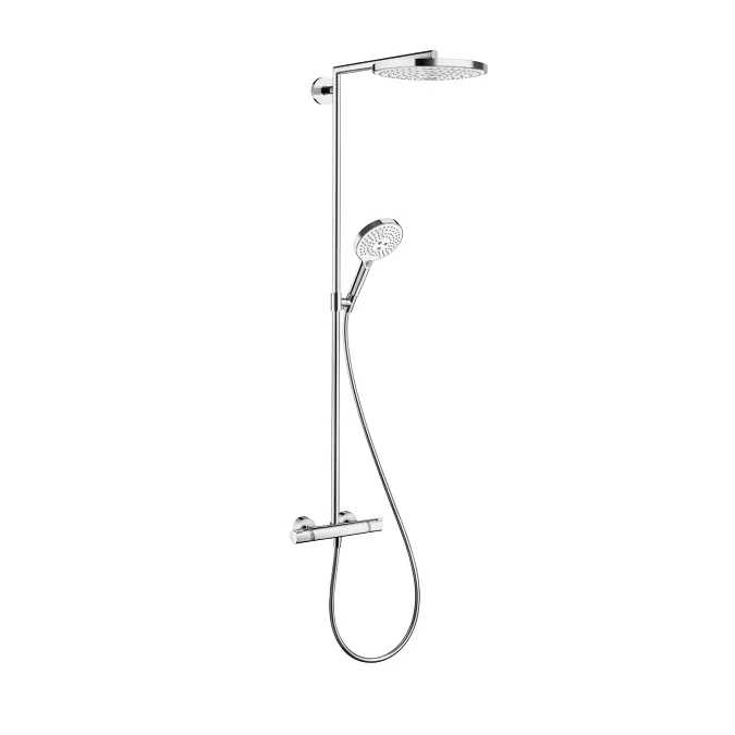 Duschset Hansgrohe Raindance Select S 240 2-jet Showerpipe Vit/Krom