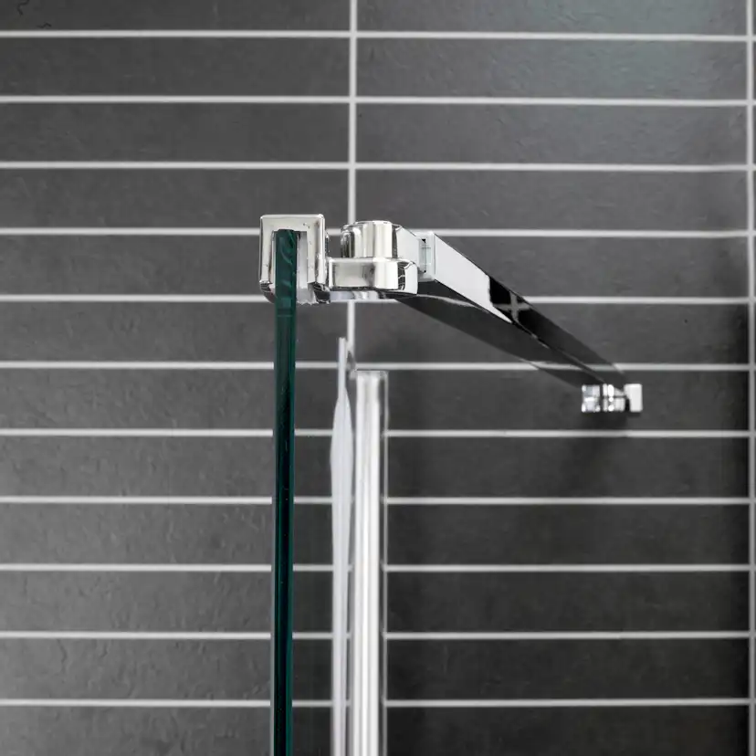 Duschvägg Arrow Wall Delvis Frostat Glas