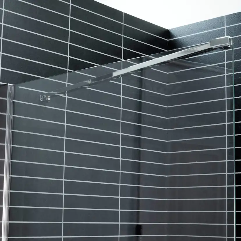 Duschvägg Arrow Wall Delvis Frostat Glas