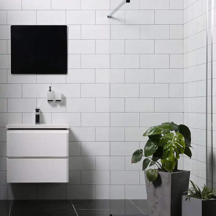 Duschvägg Bathlife Mångsidig Rak