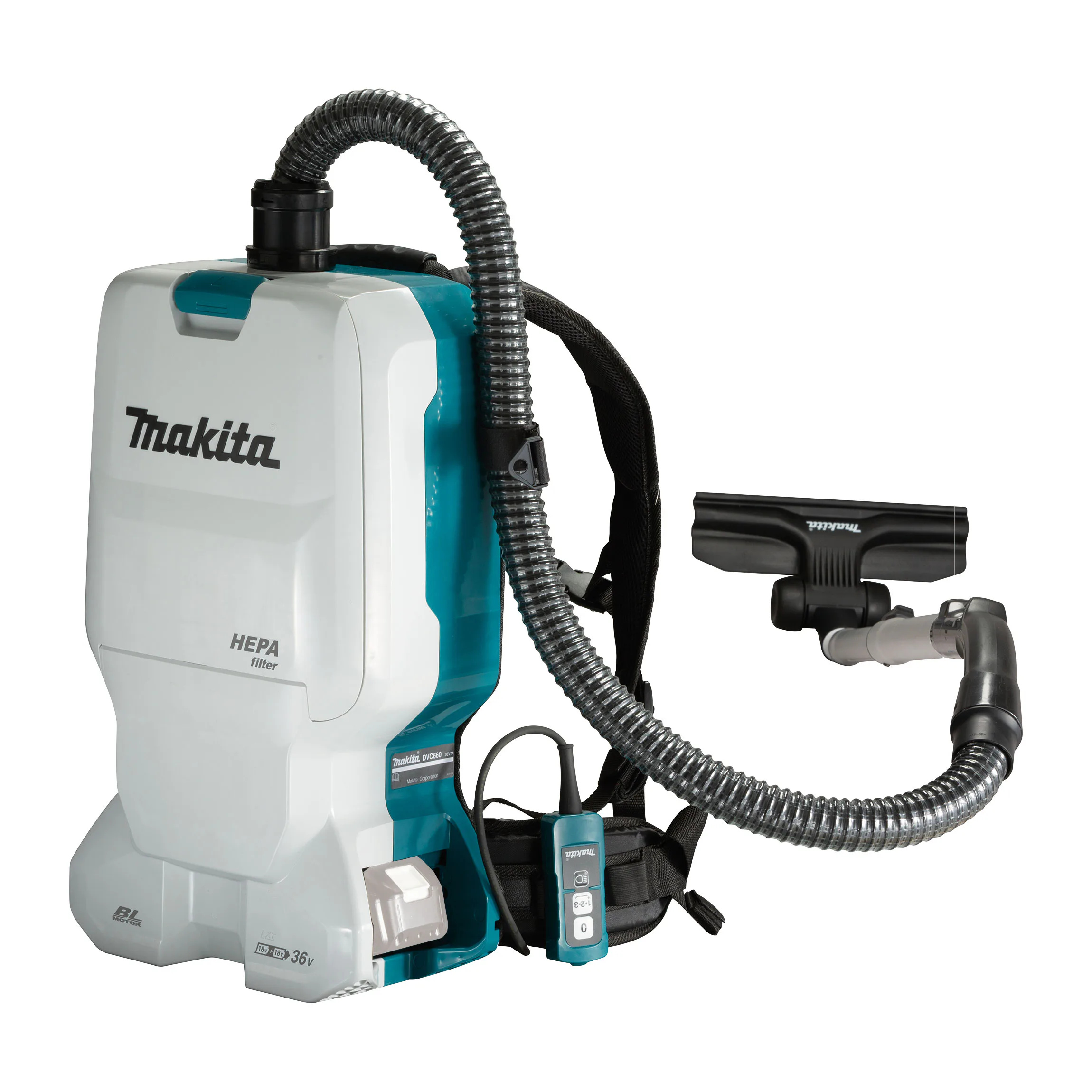 Ryggdammsugare Makita LXT DVC660Z Dammsugare Utan Batteri & Laddare 6L