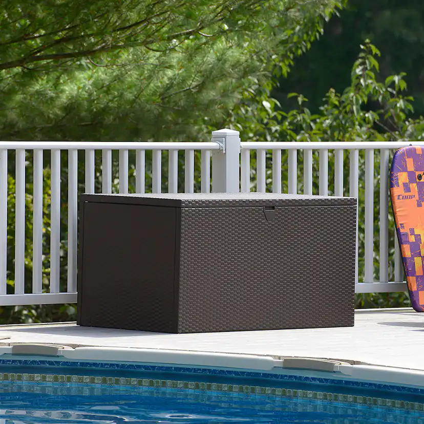 Dynbox gop DeckBox 500 Espresso Stål