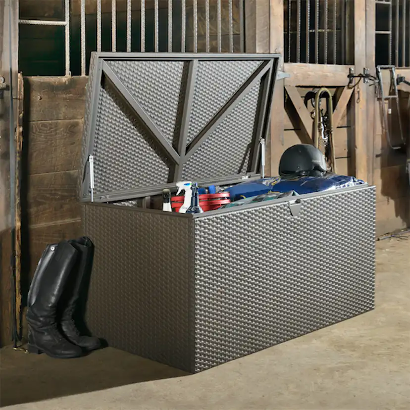 Dynbox gop DeckBox 500 Espresso Stål