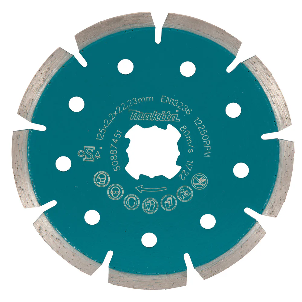 Diamantklinga Makita E-02076 125 mm X-Lock